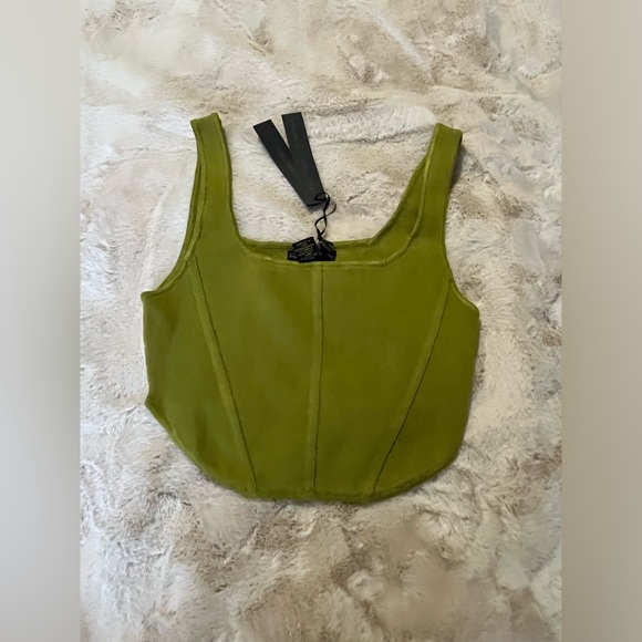 *NWT* House of Harlow 1960 corset style tank. Size M - Picture 3 of 5